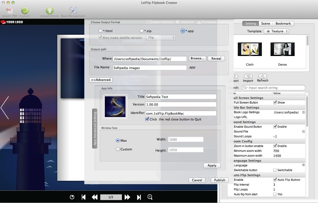 1stFlip FlipBook Creator Pro 2.7.32 download the last version for windows