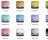 Flurry USB Flash Drive Icons - You can preview the icons included in the collection.
