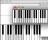 Piano Tuner - This is how the piano keyboard on which you are going to work looks like.