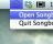 Songbox - You can open the application configuration and start the server from the menu bar client.