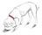 WidthScribe - An example of how a drawing of a dog can come to life using WidthScribe.