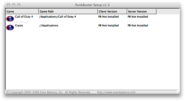 punkbuster update mac