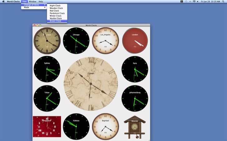 mountain standard time converted to world clock
