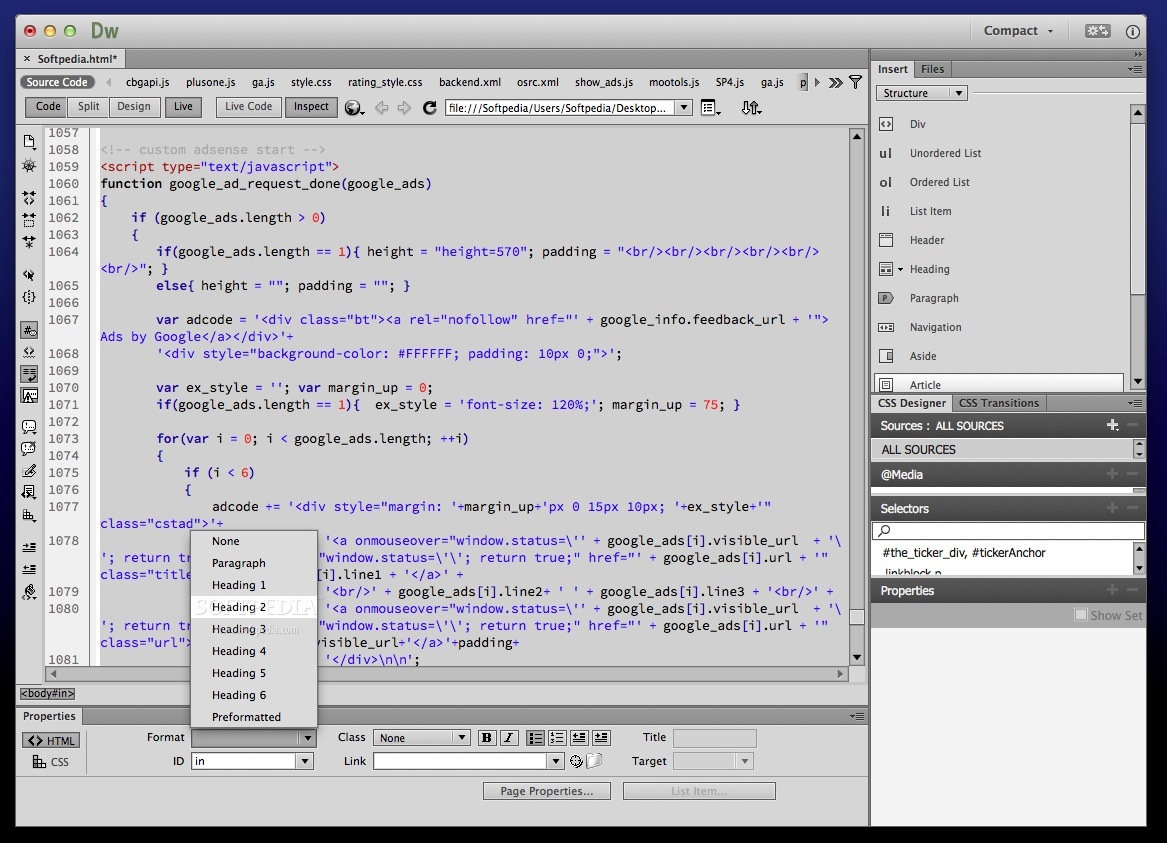 Adobe Dreamweaver Cs6 For Mac