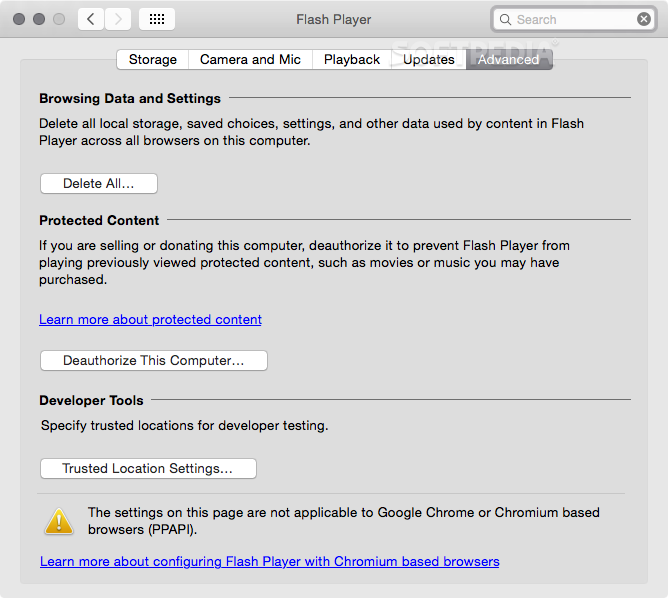 adobe flash player for os x 10.4