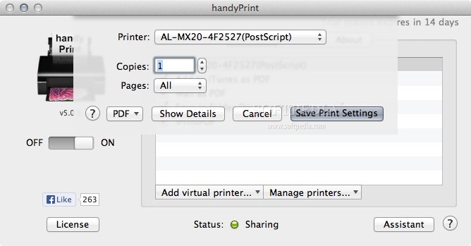 handyprint for the mac