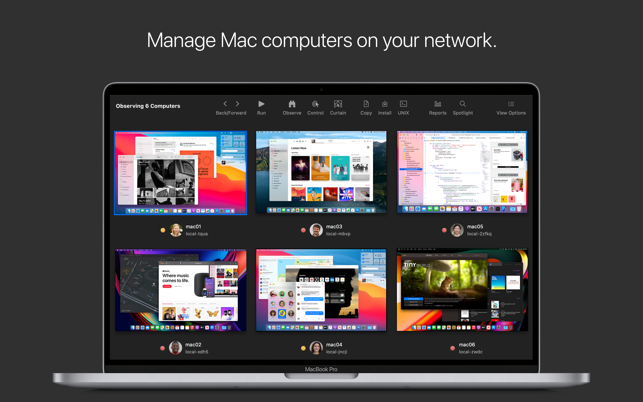 apple remote desktop curtain mode
