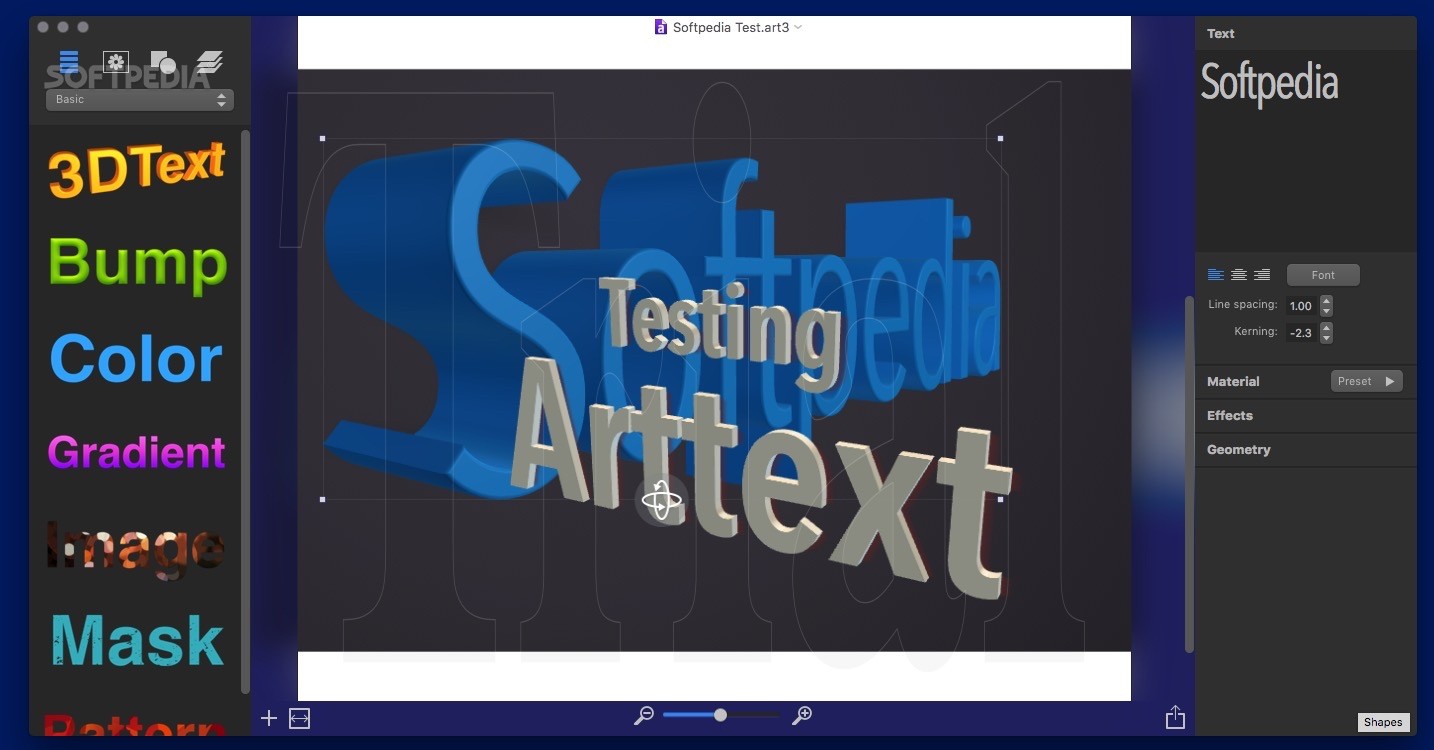 importing to art text 3 app