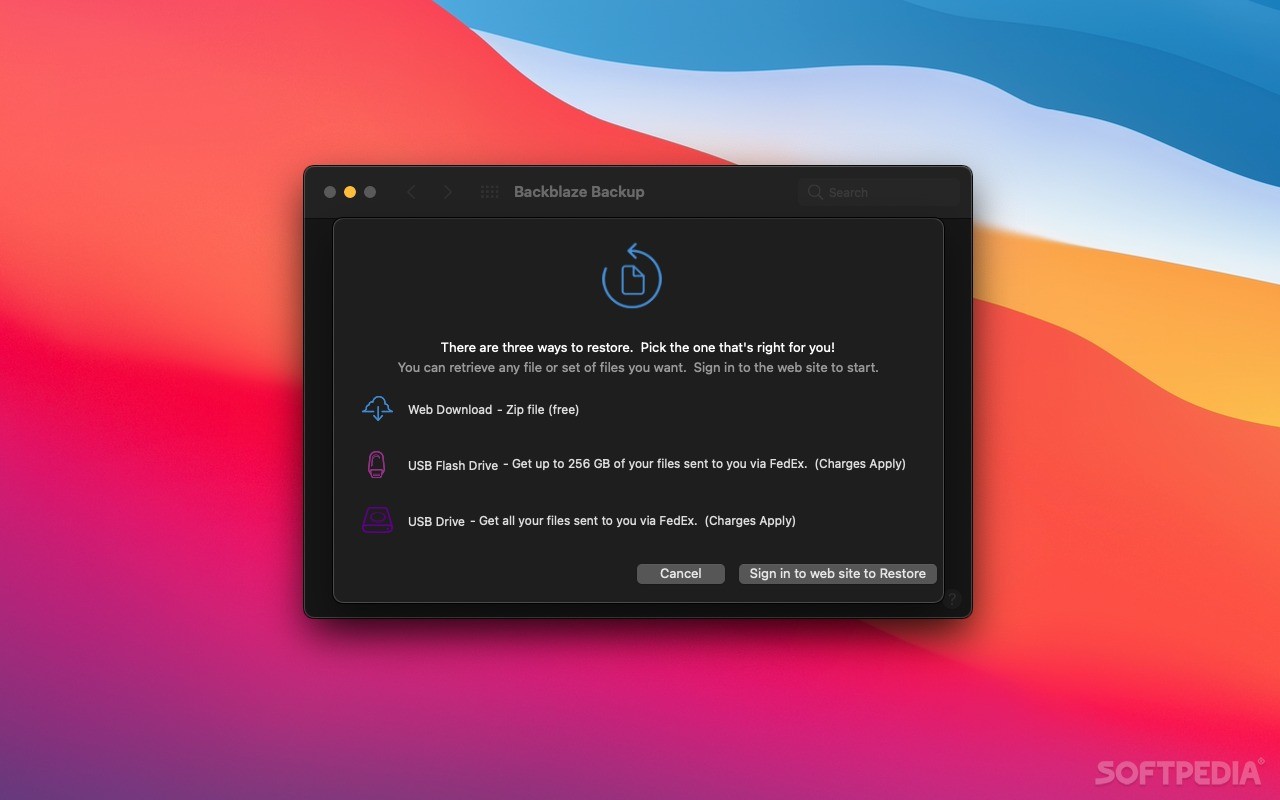 backblaze restore from mac to windows