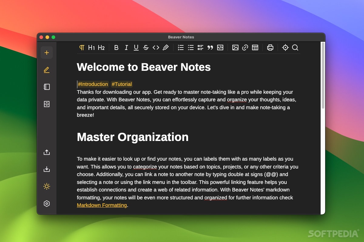 Download Beaver Notes (Mac) – Download Free