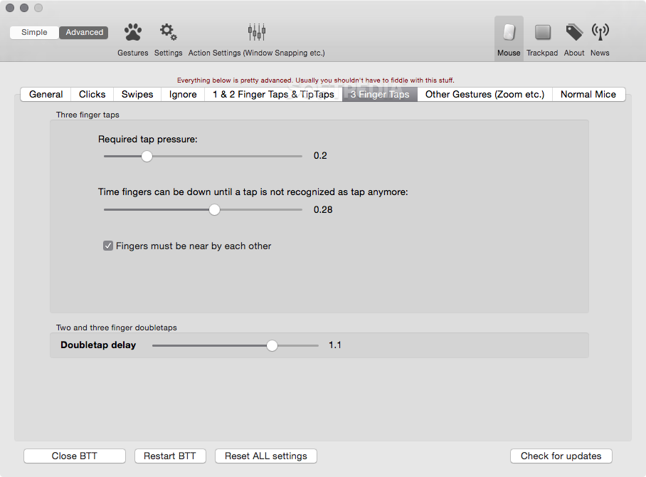 BetterTouchTool instal the last version for mac