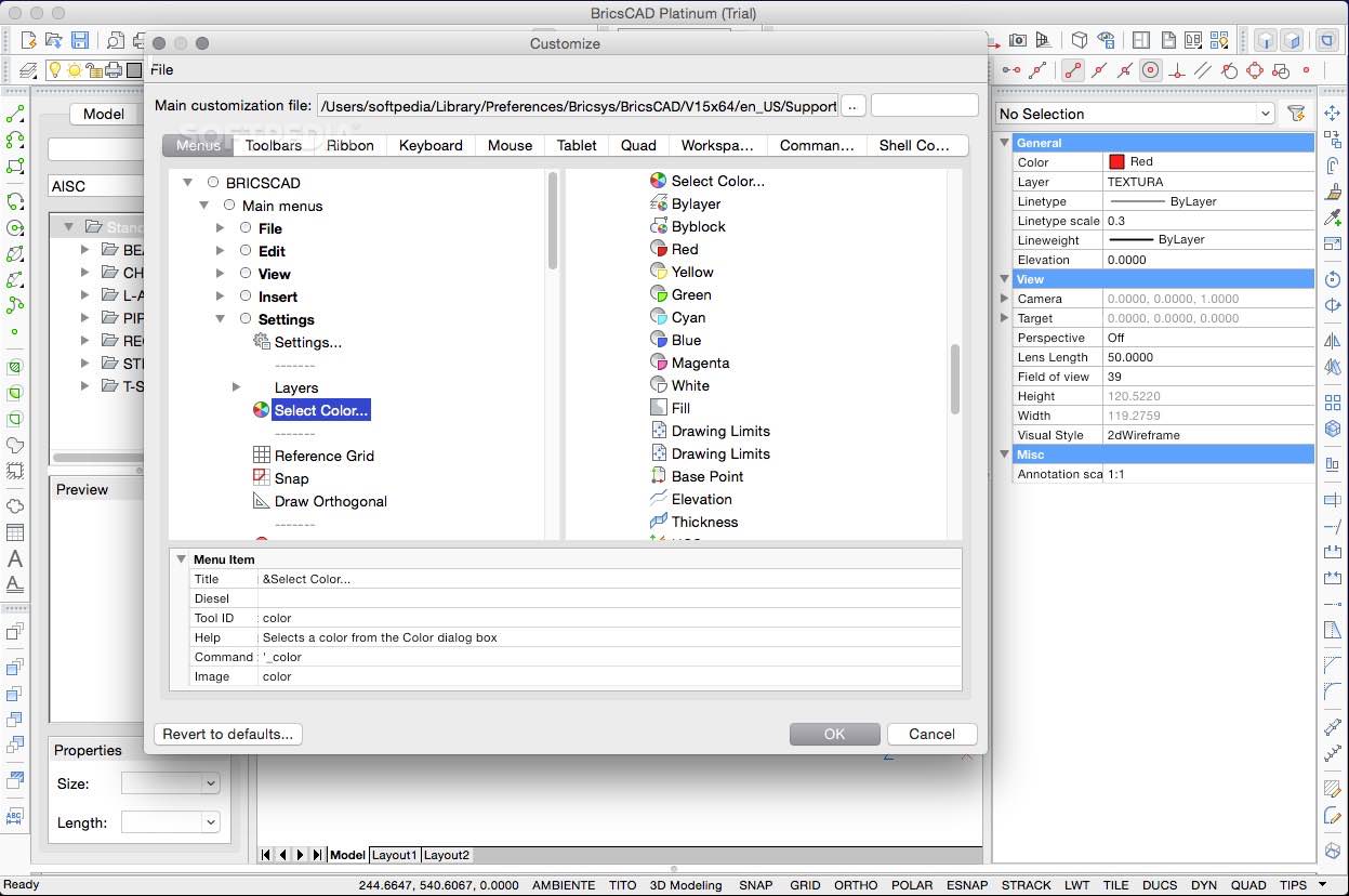 BricsCad Ultimate 23.2.06.1 download the last version for apple