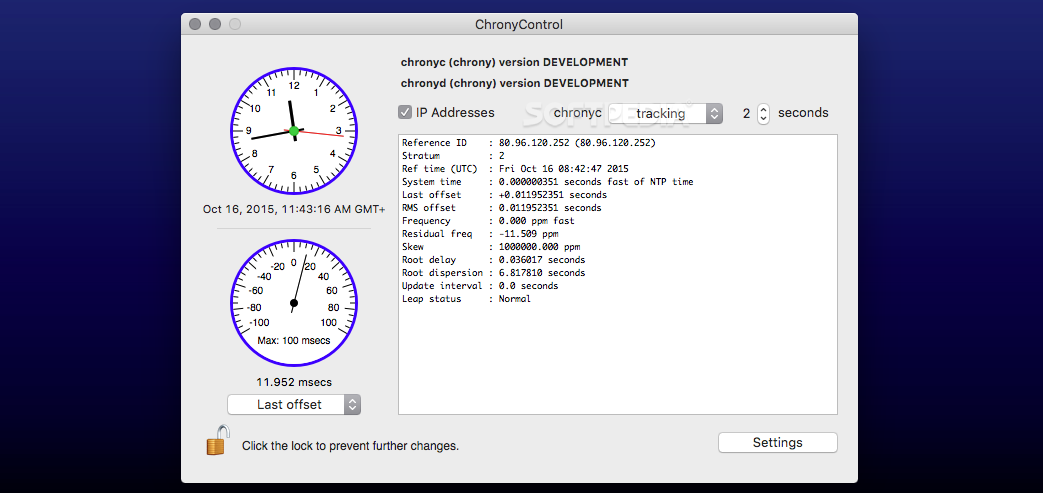 Download ChronyControl 1.4.6 (Mac) – Download Free