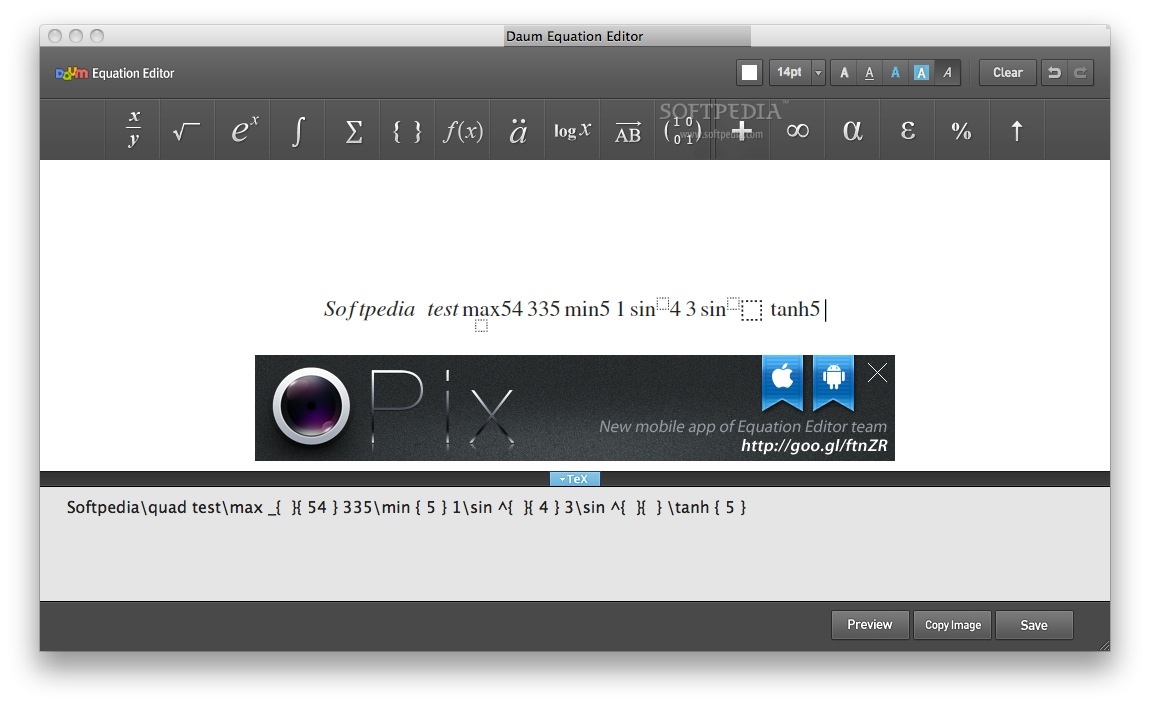 best mathematical equation editor for mac