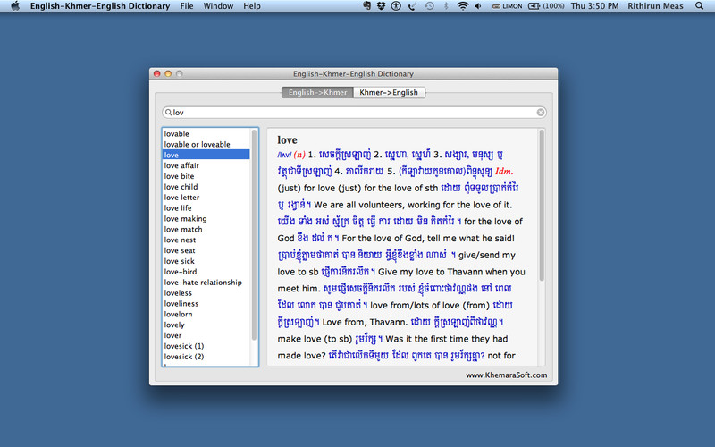 dictionary khmer english free download for mac