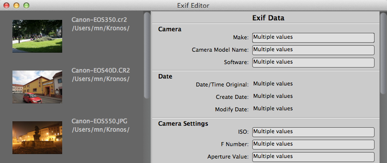 exif editor mac free
