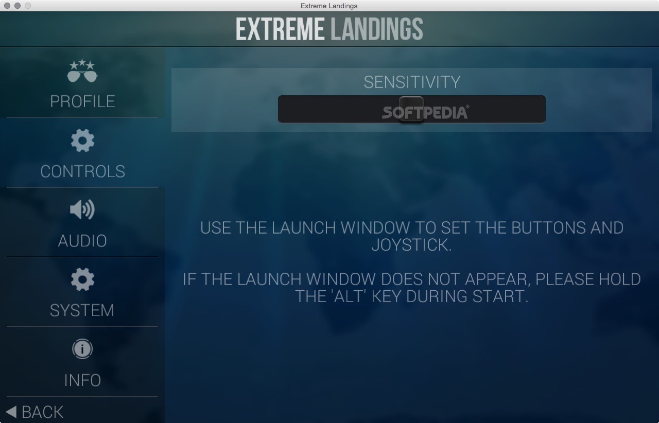 extreme landings controls mac