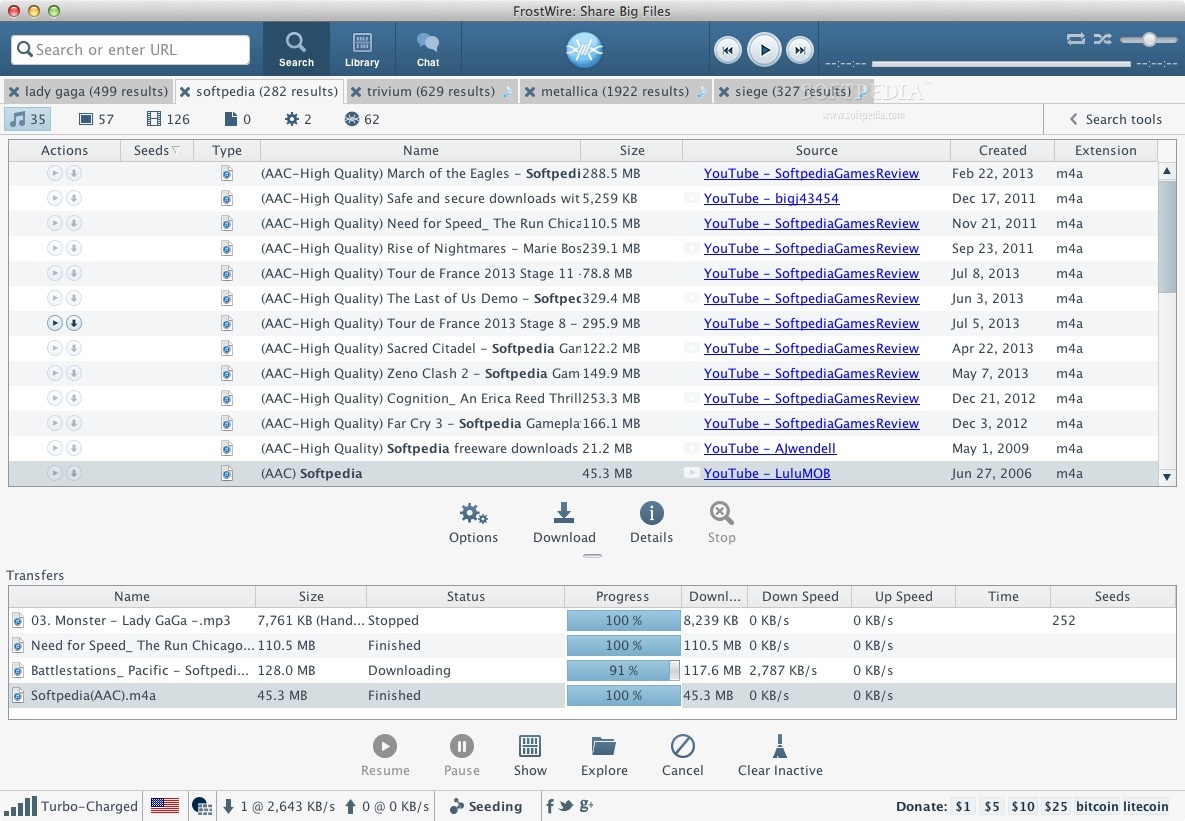 download latest version of frostwire for mac