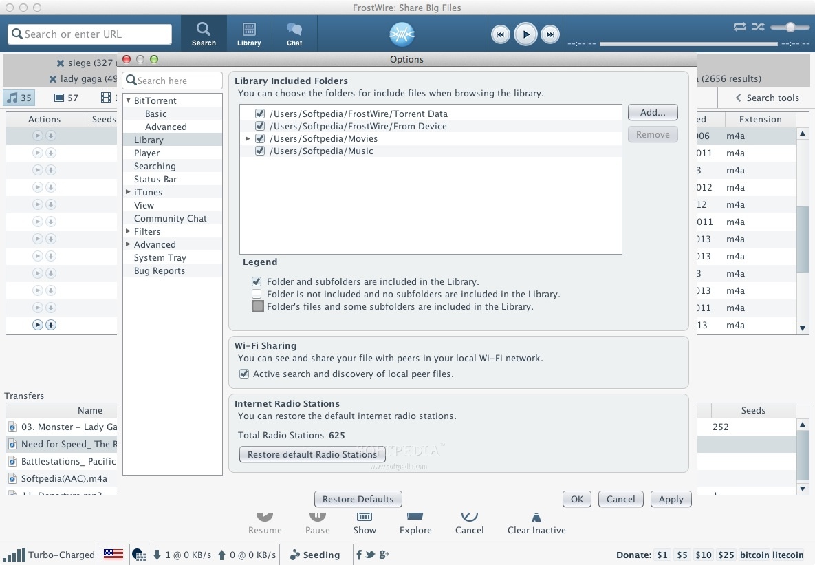 older versions of frostwire for mac