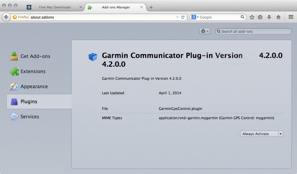 niebla Estrella grueso Garmin Communicator Plugin 4.2.0 (Mac) - Download