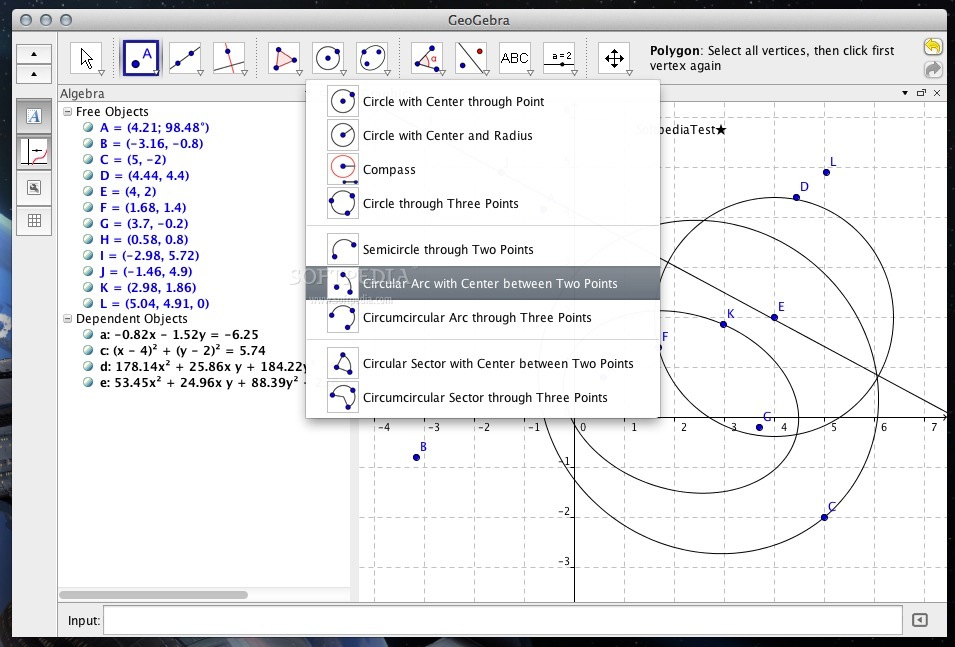 difference between geogebra classic 5 and 6