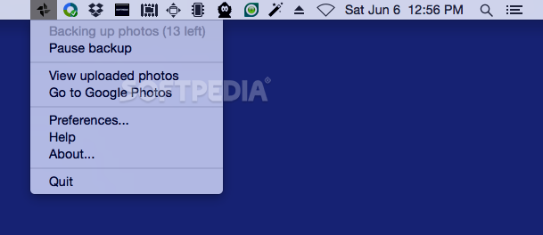 google photos backup folder mac