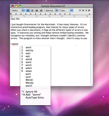 price of grammarian pro for a mac