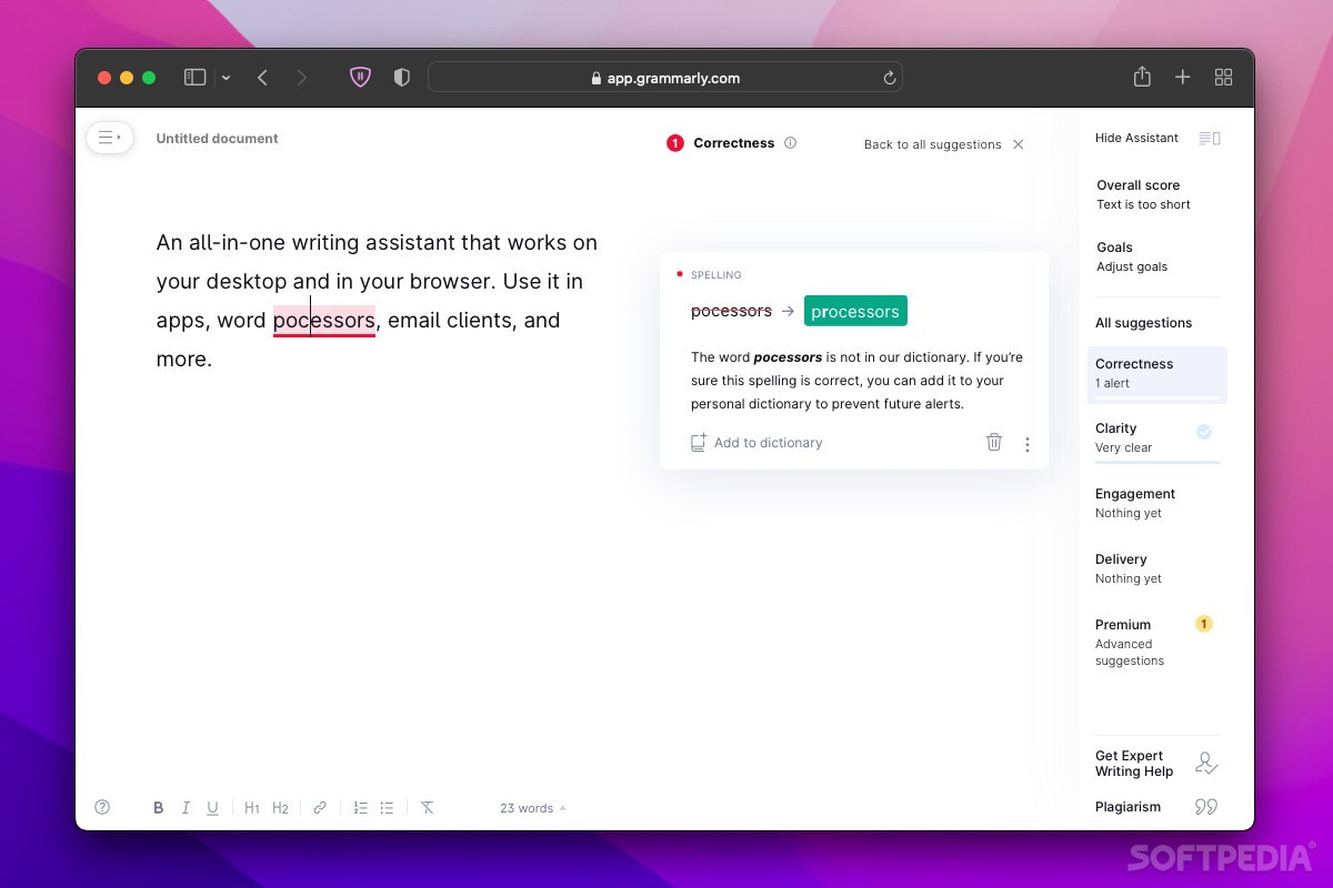 grammarly for word mac free download