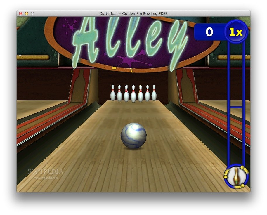 gutterball golden pin bowling game