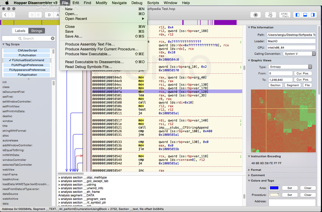 Hopper Disassembler download the last version for ios