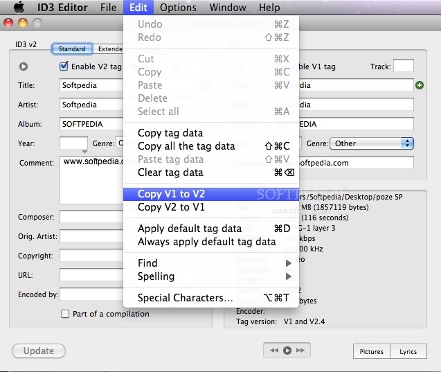 id3 editor mac
