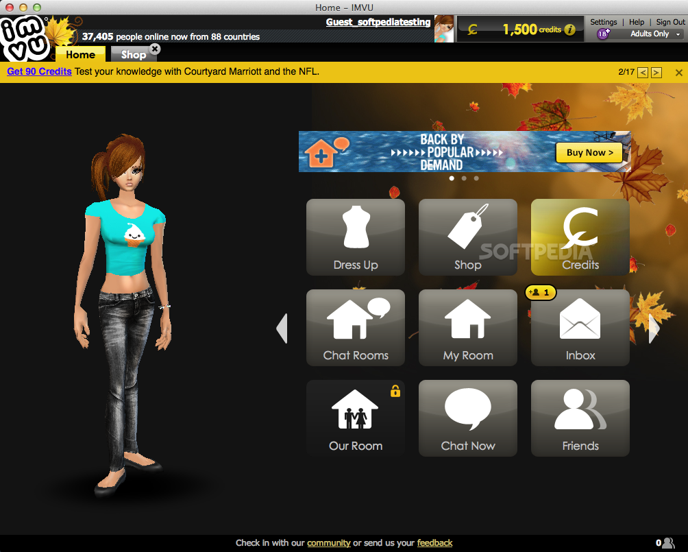 Download and install imvu