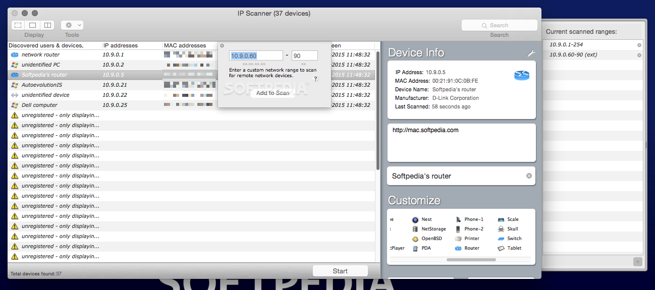 macbook ip scanner