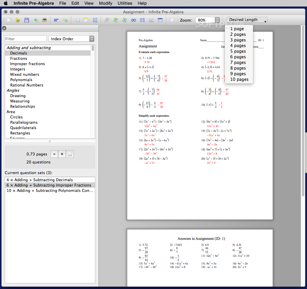 Download Infinite Pre-Algebra 2.62.0 (Mac) – Download Free