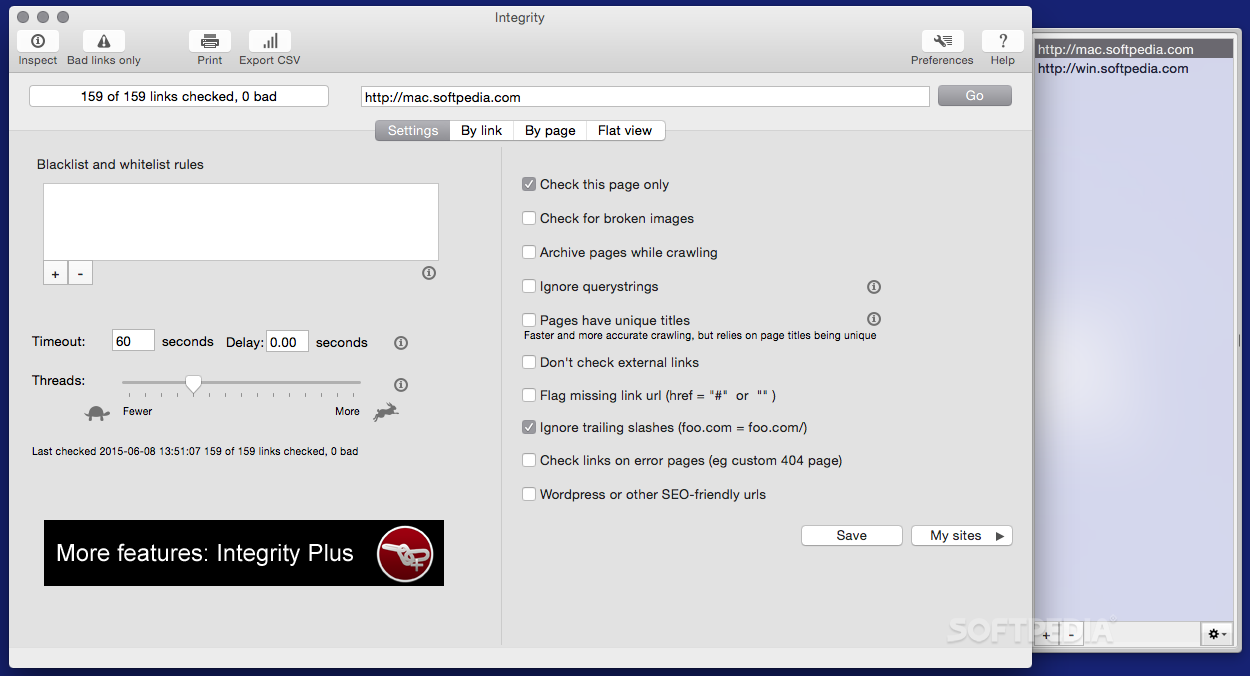 Integrity Plus instal the last version for mac