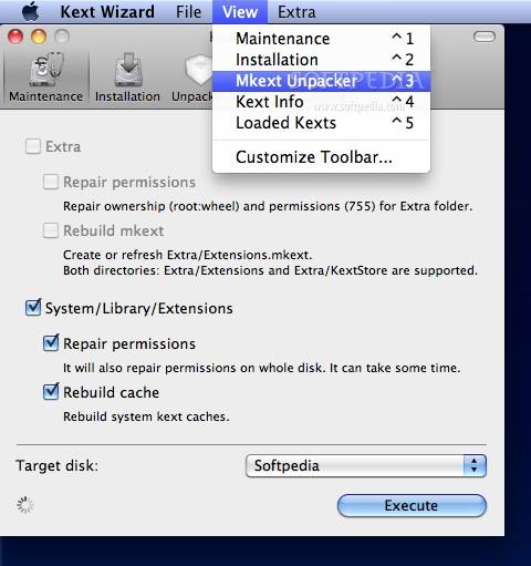 kext utility restore rights to extensions folder