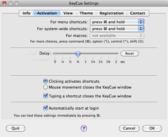 Keycue 9 2 – displays all menu shortcut commands list cheat