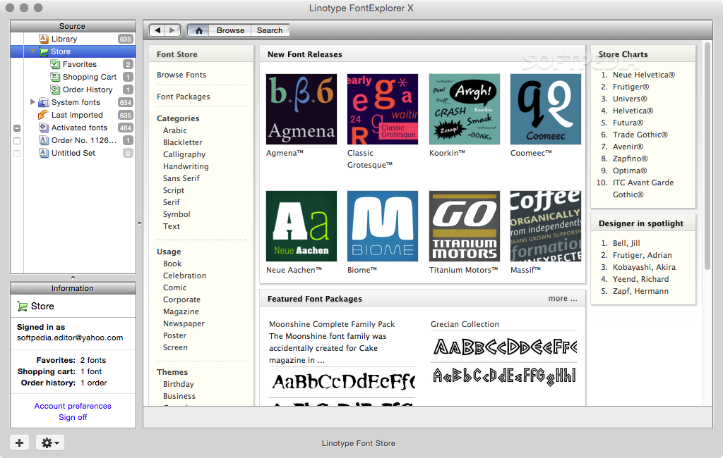 Linotype Fontexplorer Free Download Mac