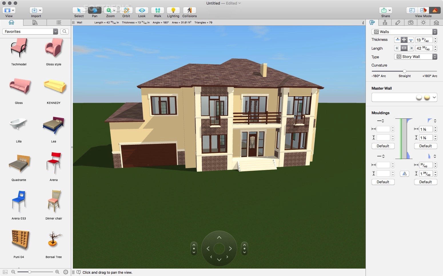 live home 3d pro add window