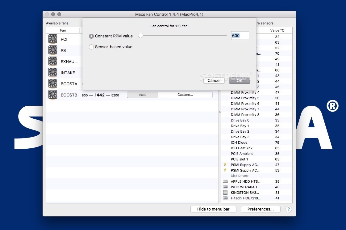 macs fan control software update