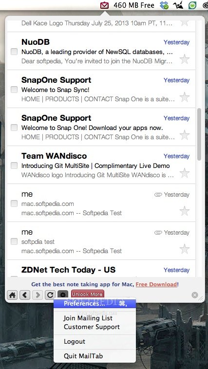 Download MailTab For Gmail For Mac 7.8
