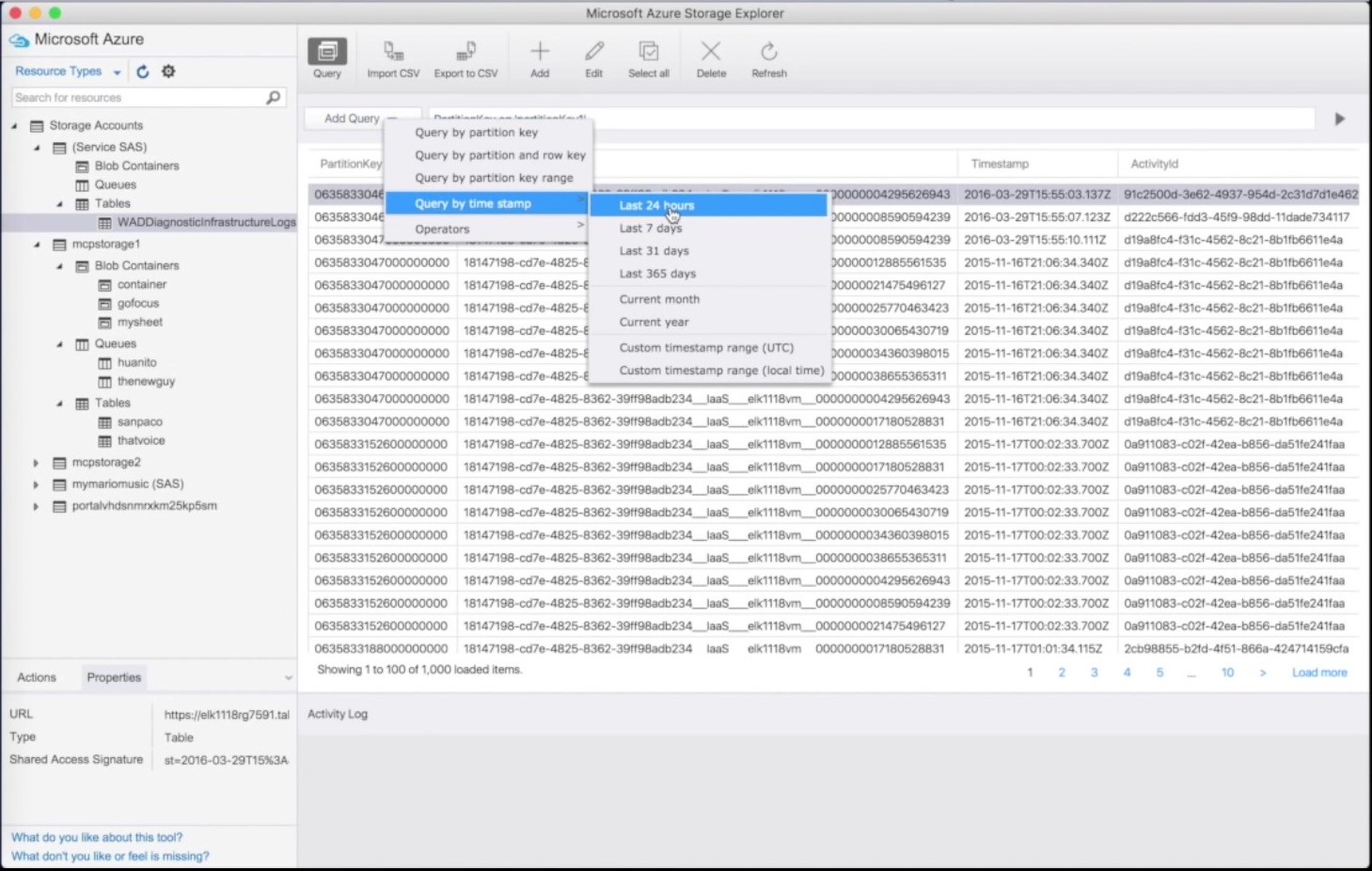 azure storage explorer download for mac
