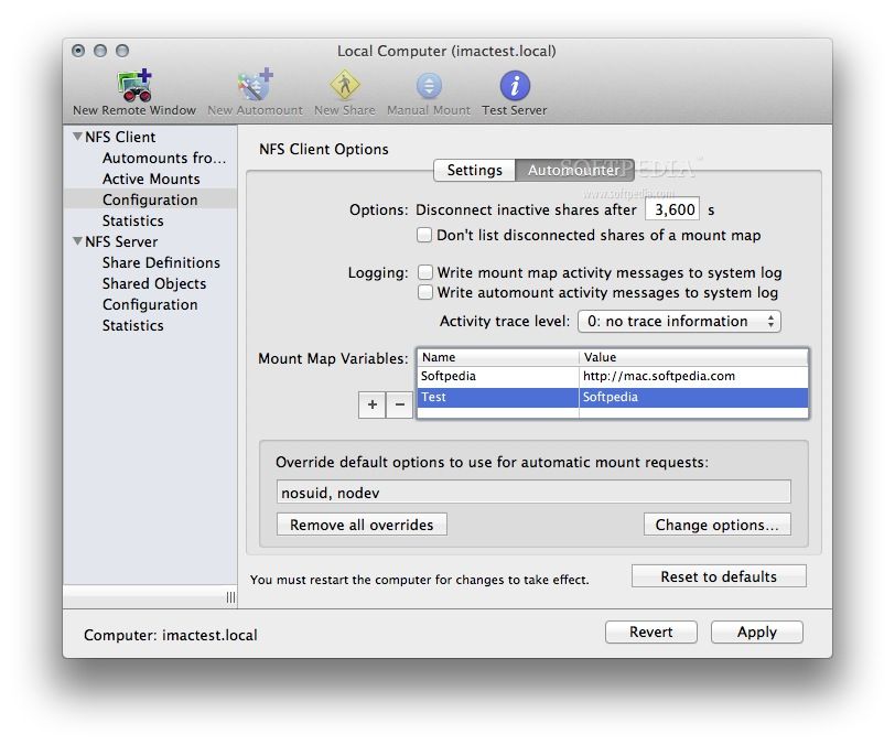 AutoMounter for apple instal