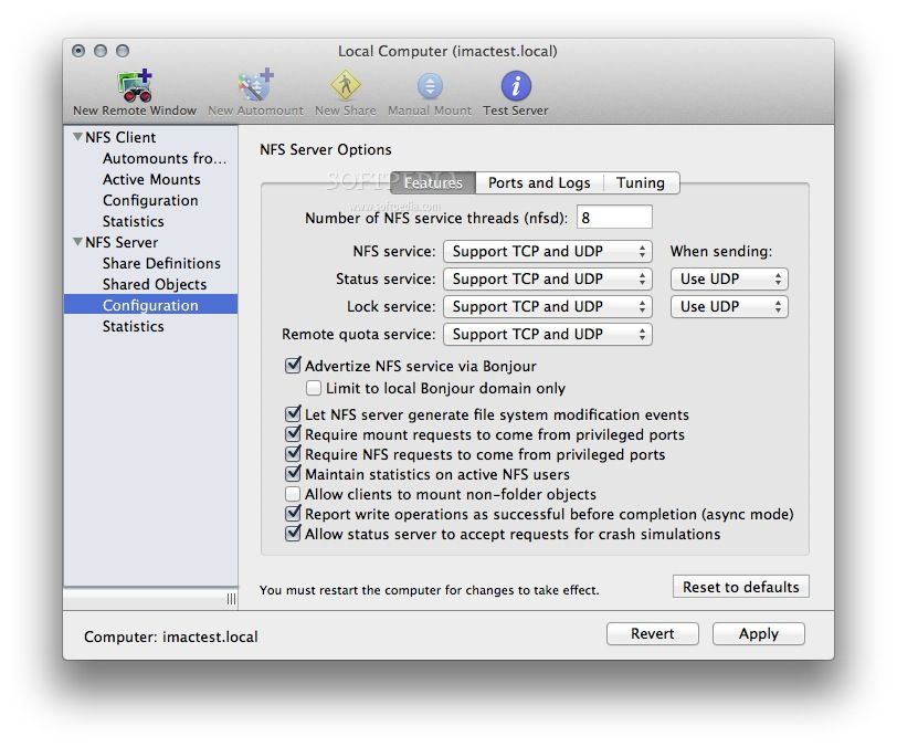 nfs manager for mac
