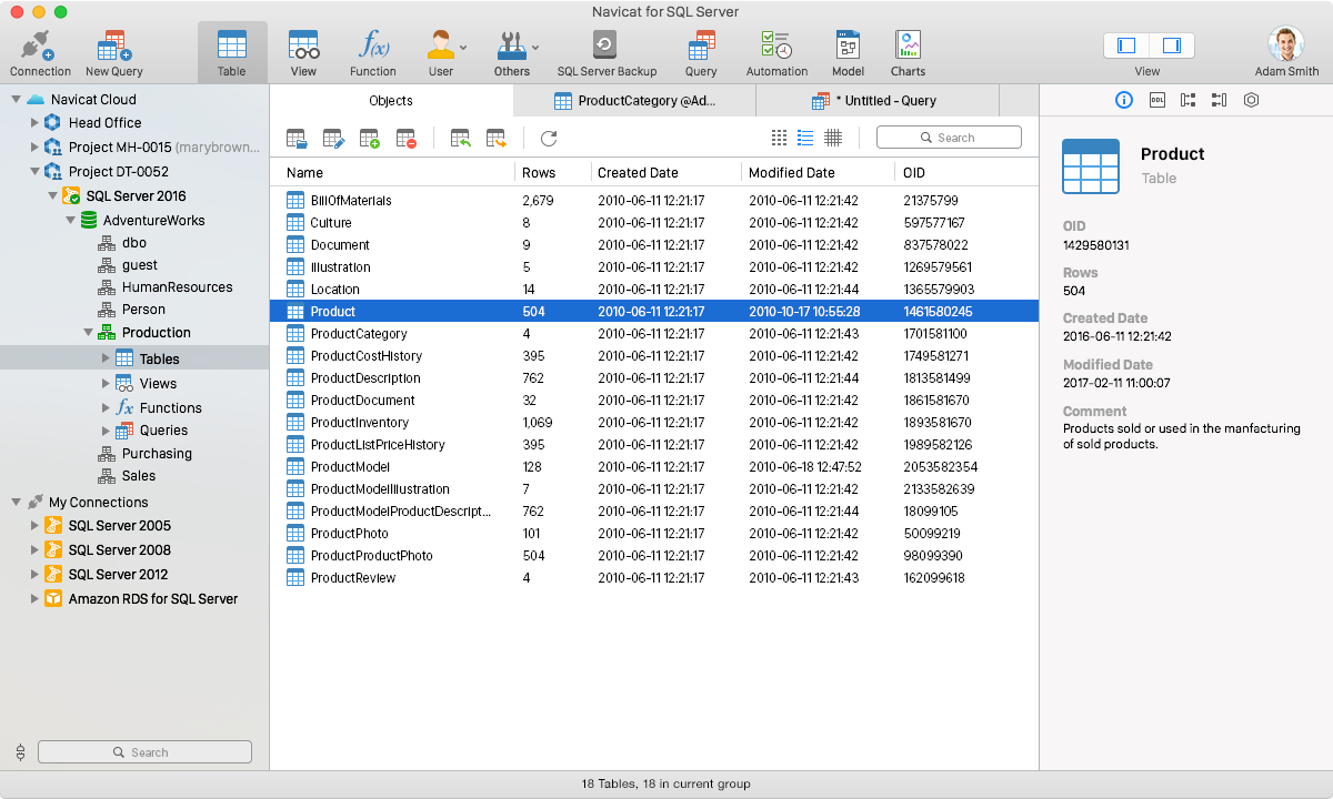 how to use sql server on mac