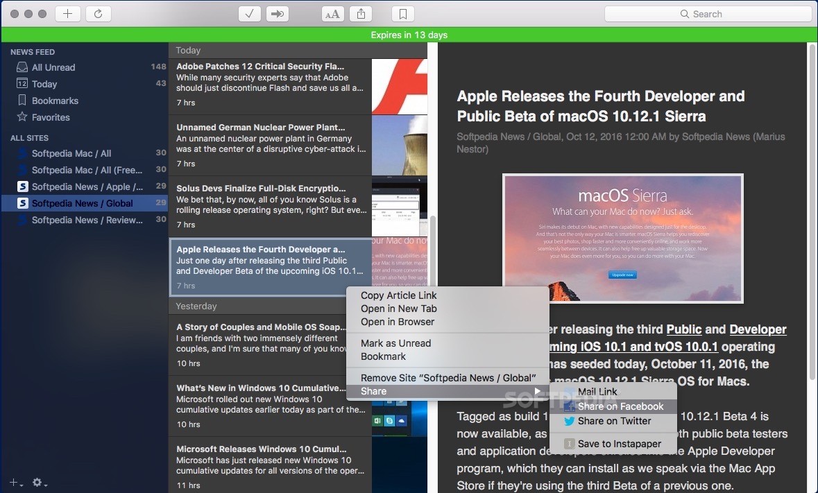 netnewswire download mac os x