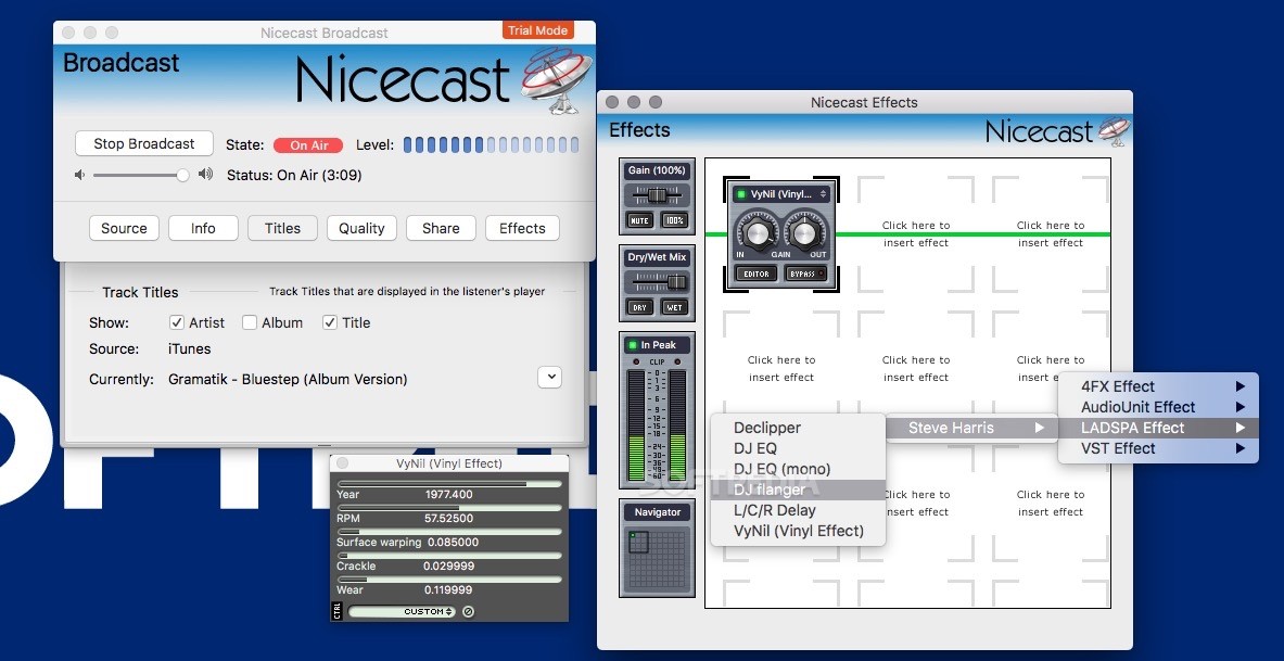 nicecast software recording
