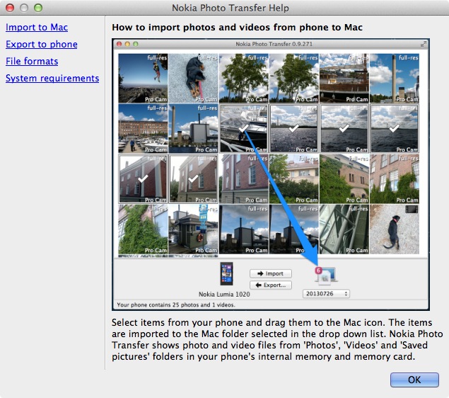 nokia photo transfer for mac does not work