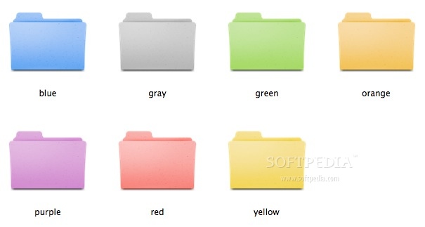 colorful folders mac