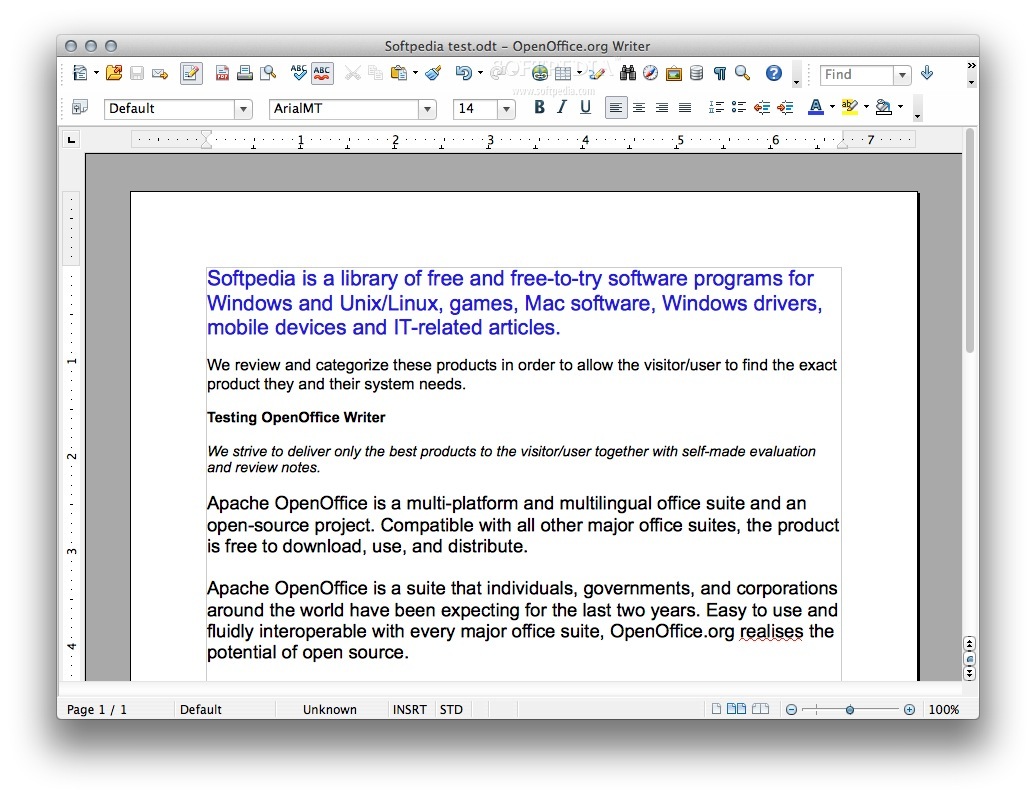 open office for mac os x 10.7